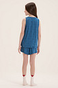 Pijama Feminino Infantil Regata Com Shorts