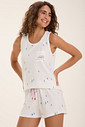 Pijama Feminino Regata Com Shorts