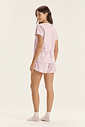 Pijama Feminino Manga Curta Com Shorts