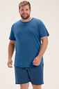 Pijama Masculino Manga Curta Com Bermuda Plus Size Pijama Masculino Manga Curta Com Bermuda Plus Size