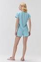 Pijama Feminino Manga Curta Com Shorts