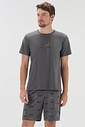 Pijama Masculino Manga Curta Com Bermuda Pijama Masculino Manga Curta Com Bermuda