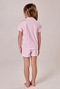 Pijama Feminino Infantil Manga Curta  Americano Com Shorts