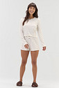 Pijama Feminino Manga Longa com Shorts