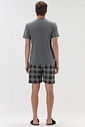 Pijama Masculino Manga Curta Com Bermuda