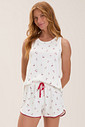Pijama Feminino Regata Com Shorts