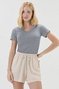 Blusa Feminina Manga Curta Unitária