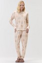 Pijama Feminino Manga Longa Com Calça