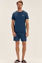 Pijama Masculino Manga Curta Com Bermuda