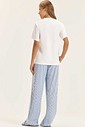 Pijama Feminino Manga Curta Com Calça Pijama Feminino Manga Curta Com Calça