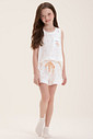 Pijama Infantil Feminino Regata Com Shorts Pijama Infantil Feminino Regata Com Shorts