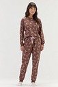 Pijama Feminino Manga Longa Com Calça Pijama Feminino Manga Longa Com Calça