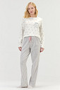 Pijama Feminino Manga Longa Com Calça Pijama Feminino Manga Longa Com Calça