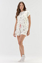 Pijama Feminino Manga Curta Com Shorts