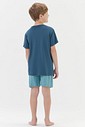 Pijama Masculino Infantil Manga Curta Com Bermuda Pijama Masculino Infantil Manga Curta Com Bermuda