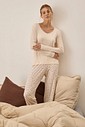 Pijama Feminino Manga Longa Com Calça Pijama Feminino Manga Longa Com Calça