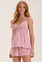 Conjunto Feminino Alça Com Shorts