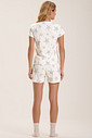Pijama Feminino Manga Curta Com Shorts