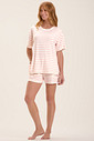 Conjunto Feminino Manga Curta Com Shorts