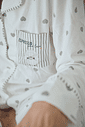 Pijama Feminino Manga Longa Americano Com Calça Pijama Feminino Manga Longa Americano Com Calça