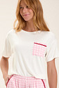 Pijama Feminino Manga Curta Com Shorts