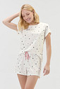 Pijama Feminino Manga Curta com Shorts