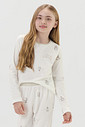 Pijama Feminino Infantil Manga Longa Com Calça