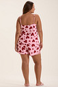 Pijama Feminino Alça Com Shorts Plus Size