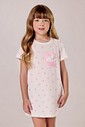 Camisola Infantil Manga Curta Feminina
