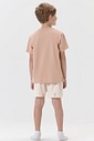 Pijama Masculino Infantil Manga Curta Com Bermuda