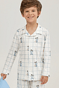 Pijama Masculino Infantil Manga Longa Americano Com Calça Pijama Masculino Infantil Manga Longa Americano Com Calça