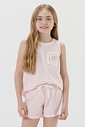 Pijama Infantil Feminino Regata Com Shorts