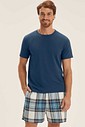 Pijama Masculino Manga Curta Com Bermuda Pijama Masculino Manga Curta Com Bermuda