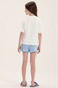 Pijama Infantil Feminino Manga Curta Com Shorts