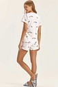 Pijama Feminino Manga Curta Com Shorts Pijama Feminino Manga Curta Com Shorts