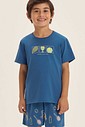 Pijama Masculino Infantil Manga Curta Com Bermuda Pijama Masculino Infantil Manga Curta Com Bermuda