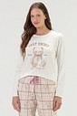 Pijama Feminino Manga Longa Com Calça Pijama Feminino Manga Longa Com Calça