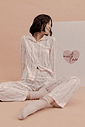 Pijama Feminino Manga Longa Americano com Calça Pijama Feminino Manga Longa Americano com Calça