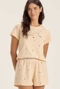 Pijama Feminino Manga Curta Com Shorts Pijama Feminino Manga Curta Com Shorts