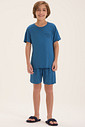 Pijama Masculino Infantil Manga Curta Com Bermuda Pijama Masculino Infantil Manga Curta Com Bermuda