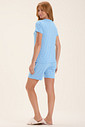 Pijama Feminino Manga Curta Com Bermuda