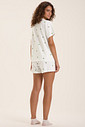Pijama Feminino Manga Curta Com Shorts