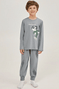 Pijama Masculino Infantil Manga Longa Com Calça Pijama Masculino Infantil Manga Longa Com Calça