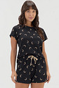 Pijama Feminino Manga Curta Com Shorts