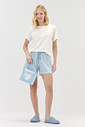 Pijama Feminino Manga Curta Com Shorts