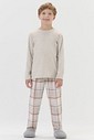 Pijama Masculino Infantil Manga Longa Com Calça Pijama Masculino Infantil Manga Longa Com Calça