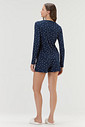 Pijama Feminino Manga Longa Com Shorts Pijama Feminino Manga Longa Com Shorts