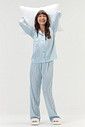 Pijama Feminino Manga Longa Americano Com Calça Pijama Feminino Manga Longa Americano Com Calça