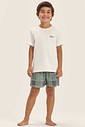 Pijama Masculino Infantil Manga Curta Com Bermuda Pijama Masculino Infantil Manga Curta Com Bermuda