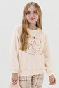 Pijama Feminino Infantil Manga Longa Com Legging Pijama Feminino Infantil Manga Longa Com Legging